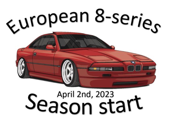 100 8er auf der Bahn