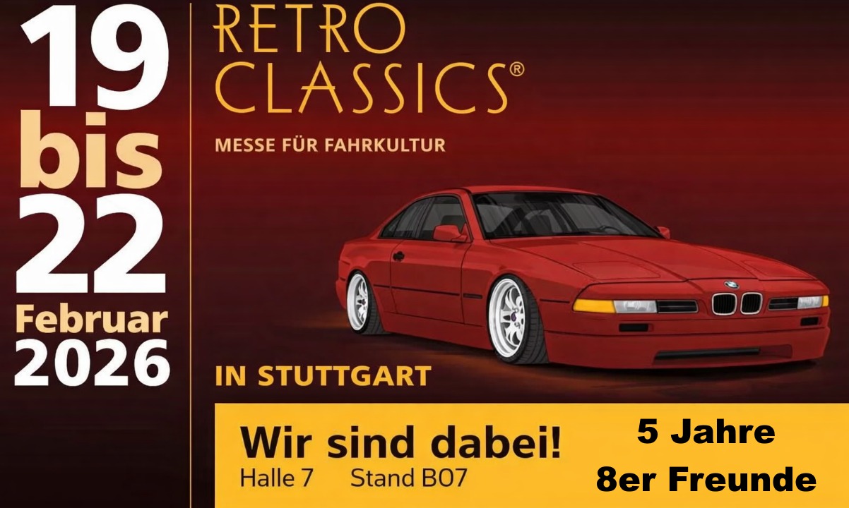 5Jahre 8er Freunde auf der Retro Classic Stuttgart 2026